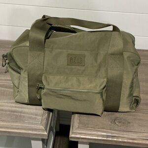 BEIS Olive Green Sport Duffle Bag